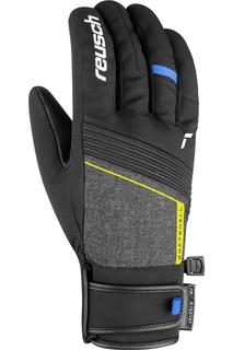 Перчатки Reusch Luca R-Tex Xt Black Mel/Saf.yell/B.blue (Inch (Дюйм):7,5) 2023-24