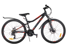 Велосипед горный Stels Navigator 610 MD 26" V050 2023 года рама 14" черно-красный