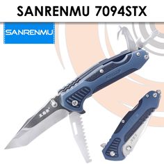 Складной нож SanRenMu 7094STX-PIH-T5, 7 опций