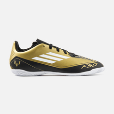 Бутсы детские Adidas F50 Club IN J Messi IG9326 золотистые 5 UK