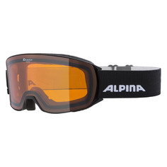 Маска Горнолыжная Alpina Nakiska Black Matt/Orange S2 (M) 2024-25