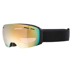 Маска Горнолыжная Alpina Granby Qv Black Matt/Qv Gold Sph. S2-3 (M) 2024-25