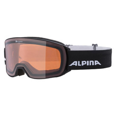 Маска Горнолыжная Alpina Nakiska Q Black Matt/Q S2 (M) 2024-25