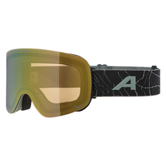 Маска Горнолыжная Alpina Penken Q-Lite Willow-Green Matt/Q-Lite Gold S2 (L) 2024-25