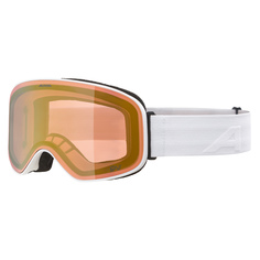 Маска Горнолыжная Alpina Slope Qv White Matt/Qv Gold S2-3 (M) 2024-25