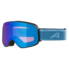 Маска Горнолыжная Alpina Slope Q Black-Blue Matt/Q Blue S2 (M) 2024-25
