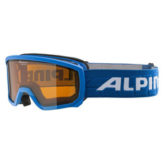 Маска Горнолыжная Alpina Scarabeo Jr. Lightblue Matt/Orange S2 (Б/Р) 2024-25