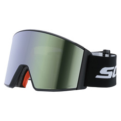 Маска Горнолыжная Scott React Amp Pro Mineral Black/White/White Chrome (Б/Р) 2024-25