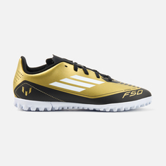 Бутсы детские Adidas F50 Club TF J Messi IG9297 золотистые 4 UK