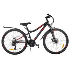 Велосипед горный Stels Navigator 610 MD 26" V050 2023 года рама 14" черный красный