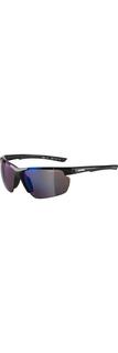 Очки Солнцезащитные Alpina Defey Hr Black Gloss/Blue Mirror Cat.3 (Б/Р) 2024-25