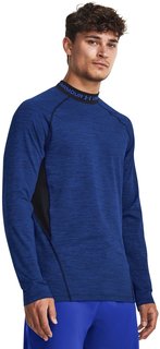 Лонгслив мужской Under Armour Ua Cg Armour Twist Mock синий XS