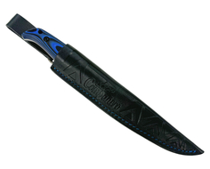 Нож Kizlyar Supreme Companero,сталь VG-10,рукоять Black-Blue G10