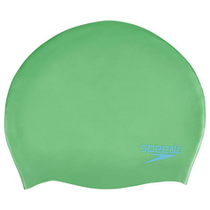 SPEEDO Plain Moulded Silicone Junior шапочка дет (C549) зел/гол, one size