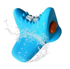 Электрический вибрационный массажер для шеи TOP-Store Headrest Massager голубой