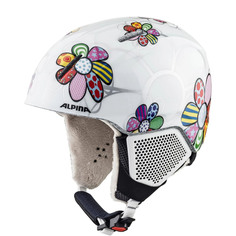 Шлем Детский Alpina Carat Lx Patchwork Flower Gloss (См:46-48) 2022-23