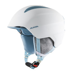 Шлем Детский Alpina Grand Jr White-Skyblue Matt (См:54-57) 2024-25