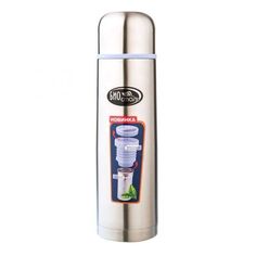 Термос с ситечком Biostal NB-1000Z 1л, серебристый