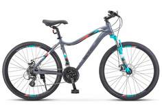 Велосипед STELS Miss - 6100 MD 2024, 26" Синий/Серый, 17