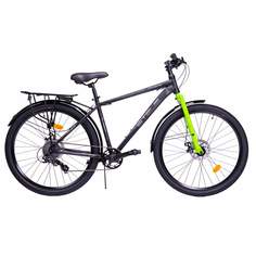 Велосипед Stels Navigator 700 MD Курьер 27.5" Z010 рама 21" 2024 года черный матовый