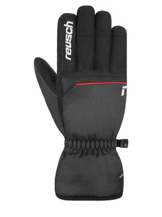Перчатки Reusch Snow King Blck/Blck Melang/Fire Red (Дюйм:9) 2024-25