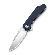 Складной туристический нож CIVIVI Elementum D2 Steel Satin Finished Handle G10 Black