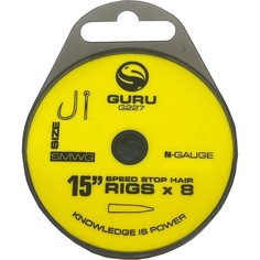 Поводок рыболовный GURU Поводок готовый SMWG Speed Stop Rig 15" 12 0,19мм 8шт