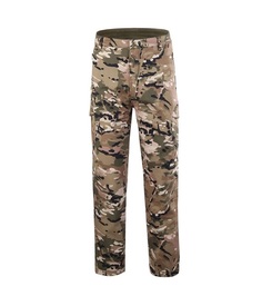 Брюки для охоты Kamukamu 746416 демисезонные Softshell камуфляж MTP Размер S