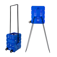Корзина для мячей Теннис Tennis Life Ball Basket с колесами x36, Blue