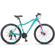 Велосипед горный женский Stels Miss-7500 MD V010 27,5" рама 18" мятный матовый
