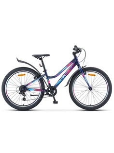 Велосипед Stels Navigator 24" 420 V V030 2020 темно-синий рама 12"