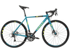Шоссейный велосипед Welt R100 Disc, год 2024, цвет Синий-Зеленый, ростовка 21