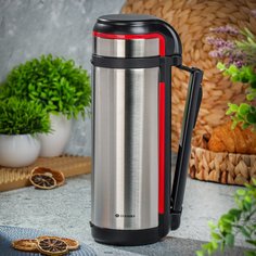 Термос Daniks SL-180GH 1.8 л серебристый