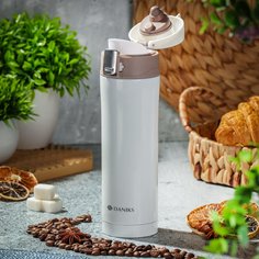 Термос Daniks T03-400-wht 0.4 л белый