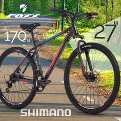 Велосипед FOXX 27SHD.CAIMAN.16BK4 168602 Foxx Caiman 27.5" (2024)