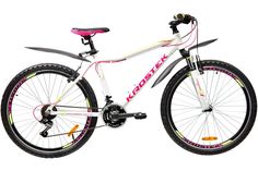 Велосипед KROSTEK GLORIA 600, 2023, рост. 18", белый