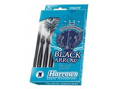 Дротики для дартс Harrows Black Arrow 22, steeltip, 3 шт.