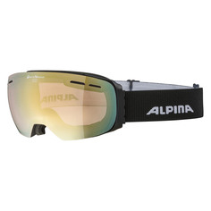 Очки Горнолыжные Alpina Granby Qv Black Matt/Qv Gold Sph. S2-3 (Б/Р) 2023-24