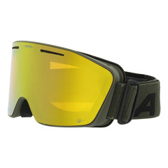 Очки Горнолыжные Alpina Nendaz Q-Lite Olive Matt/Q-Lite Gold S2 (Б/Р) 2023-24