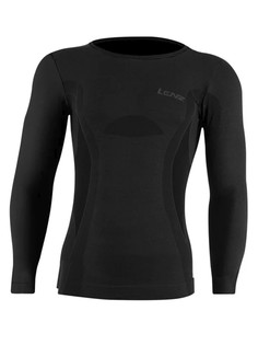 Футболка С Длинным Рукавом Lenz Merino 6.0 Round Neck Black (Us:m) 2023-24
