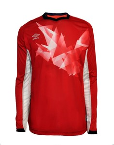 ORIGAMI JERSEY LS футболка игр.дл.рук.,муж. (291) красн/т.син/бел, YXL,US Umbro