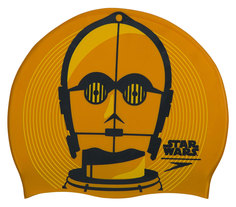 SPEEDO Star Wars Slogan Print Cap шапочка (C797) зол/сер, one size