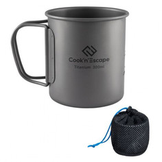 Походная кружка CA2007 300ml titanium cup Cookn Escape