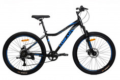 Велосипед LORAK Safe 26" 2024 15" Чёрный/Синий