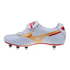Morelia SI, бутсы (50) бел/зол/крас, 6,5,UK Mizuno