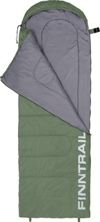 Спальный мешок Finntrail SHETLER, 220 см, 0C, хаки