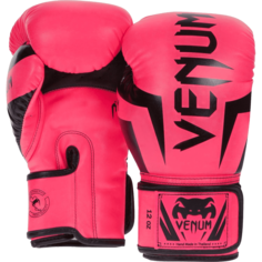 Боксерские перчатки Venum Elite розовый - 14 унций