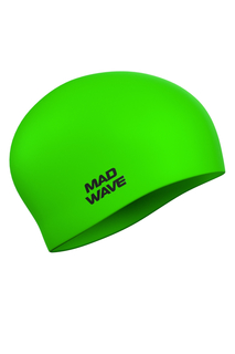 Шапочки для плавания Long hair silicone Mad Wave