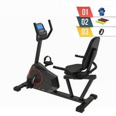 Горизонтальный велотренажер UNIXFIT BR-390Е + набор аксессуаров