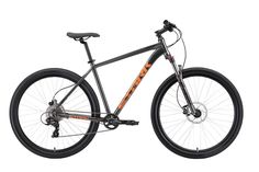 Велосипед Stark Hunter 29.2 HD (2024) графитовый/оранжевый 18"